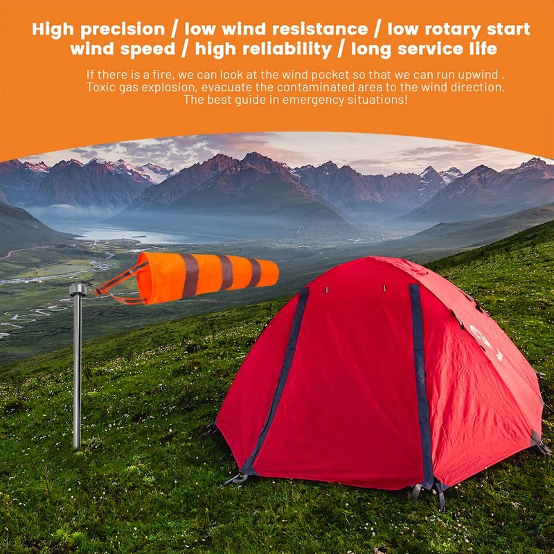 39 Inch/100cm Windsock, Airport Windsocks Outdoor Durable, Rip-Stop Windsocks Measurement