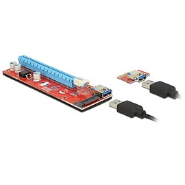 DeLOCK 41423 Internal PCI, SATA, USB 3.0 interface cards/adapter 41423, PCI, PCI,SATA,USB 3.0, 0.8 Gbit/s, China, 43.7 mm, 129 mm