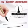 GEUUFEA Lower Eyelash Stamp & Eyeliner, 2 In 1 Lower