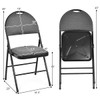 OFFICEJOY 2 Pack Folding Chairs, Padded Folding Chairs with Upholstered