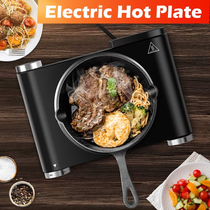 CUSIMAX Electric Burner Hot Plate for Cooking Cast Iron hot
