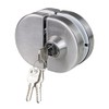 ZONADAH Upgraded Double Glass Door Lock Stainless Steel, Both Sides