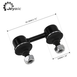 Jeyaic Short Stabilink for Jimny JB23, JB43, JB64, JB74, Left and Right 2 Pieces [With Mounting Nuts]