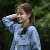 Women's ponytail bundled hair wig part wire curl perm two-tone brown / 여성 포니테일 묶음머리 가발 부분 와이어 씨컬펌 투톤브라운