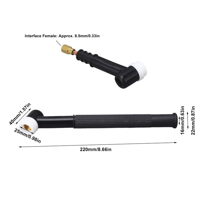 TIG Welding Torch Head WP17RG High Temperature Resistant Flame Retardant
