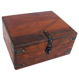 Treasure Gurus Antique Style Inkwell Storage Box