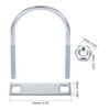 sourcing map Round U-Bolts 2 Sets 3.15"(80mm) Inner Width 130mm