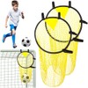 DAJASD Pack of 2 Football Goal Target Net, 45 x