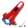 GEEBONFLUGENS Red Emergency Car Flashlight - 2000 Lumen Dual Light
