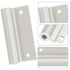 MorningRo 2 Sets White Screen Door Hinges Leaf Lower Aluminum