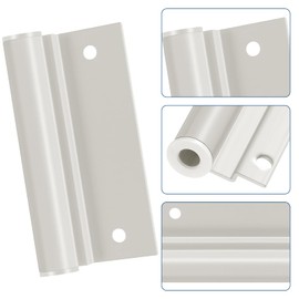 MorningRo 2 Sets White Screen Door Hinges Leaf Lower Aluminum Storm Door Hinges Replacement Parts Compatible with Screen Doors