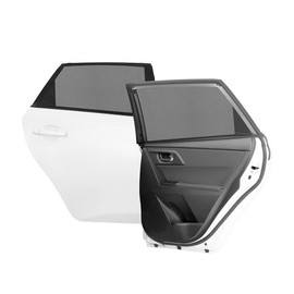 InnovaGoods® Car Sun Protection Net UVLock (Set of 2) Car Window Sunshade Protect Kids Pets from Sun and Insects with UV Protection 50+