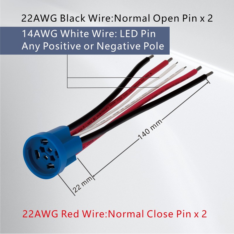 Ordentlich LED Latching Stainless Steel Push Button Switch 12-24V DC