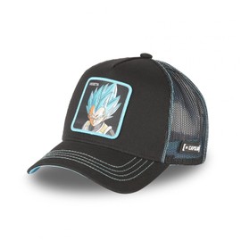 Capslab Vegeta Dragon Ball Z Black Turquoise Trucker Cap