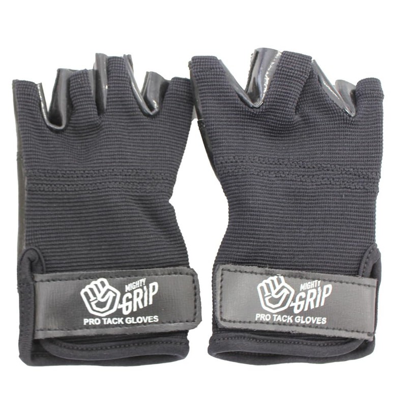 Mighty Grip Pole Dance Anti-Slip Professional Tuck Gloves (Black, S)