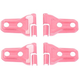 Savadicar 4-Piece Pink Door Hinge Cover Trim Set for Jeep Wrangler JL JLU 4xe & Gladiator JT 2018-Present – Exterior Hinge Cap Accent Accessories