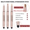Qeetvia Gold Eyeshadow Stick Makeup, Waterproof Hypoallergenic Long Lasting Cream