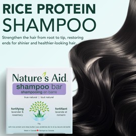 Nature's Aid Fortifying Natural Rice Water Shampoo Bar and Conditioner Set
