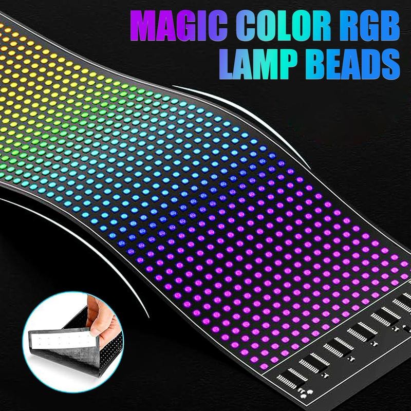 MIOOTLY LED RGB Matrix Pixel Screen, 1 Count Scrolling Bright