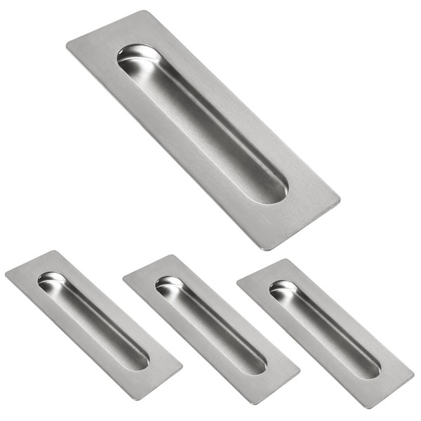 HOMOTEK 4 Pack Flush Pull 7 in Sliding Closet Door