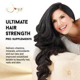 Joyce Giraud Ultimate Hair Strength Supplements 30-Day Supply, Scientifically Formulated to Reduce Hair Loss, 60 Capsules