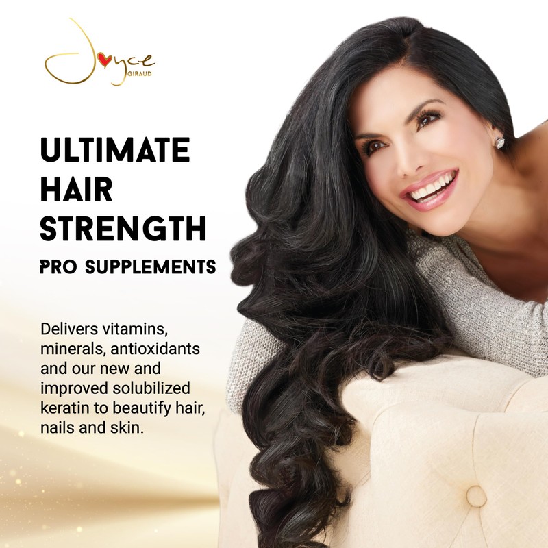 Joyce Giraud Ultimate Hair Strength Supplements 30-Day Supply, Scientifically Formulated