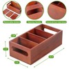 DRASTAR Seasoning Packet Organizer, Wood Kitchen Pantry Organizers and Storage