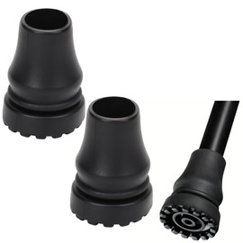 RICISUNG 交換用杖先ゴム 杖先替えゴム 19mm 2個入 杖先ゴム 替えゴム 滑り止め 交換用 松葉杖 先端キャップ 衝撃吸収 歩行スティック先端 安定 転倒防止 快適な突き心地 杖先 替えゴム 耐摩耗 滑りにくい