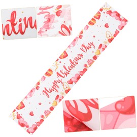 Valentines Day Tablecloth Table Decor Valentines Day Banner Valentine Party Supplies Party Table Cloth red Tablecloth Delicate Table Runner Table mat Spring 100d Polyester Cloth