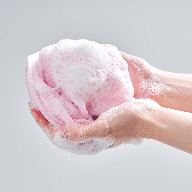 Aisen BTD04 Body Towel, Normal Pink, Thick Foam Overflowing, 11.0