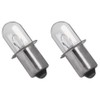 LEFITPA 2 Pack Replacement 18 Volt Flashlight Xenon Bulb for