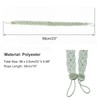 1 Pair Curtains Tie Back Rope, Curtain Tiebacks, GreenCurtain TieBacks,