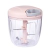 Multifunctional Garlic Chopper, Hand Pull String Garlic Chopper for Kitchen,