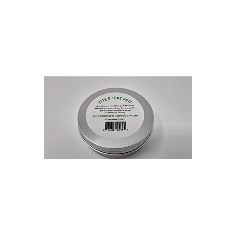 True Grit abrasive paste the all-natural woodturner's abrasive paste