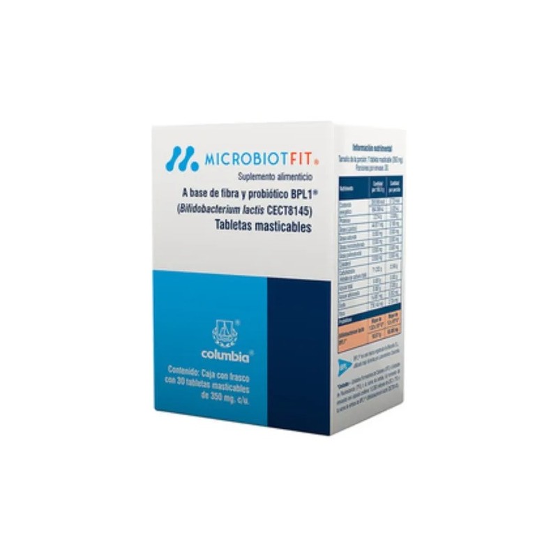 Microbiot Fit 30 Tabletas Masticables Sfn