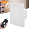 Wall Push Button Smart Light Switch Zero Fire 1 Gang