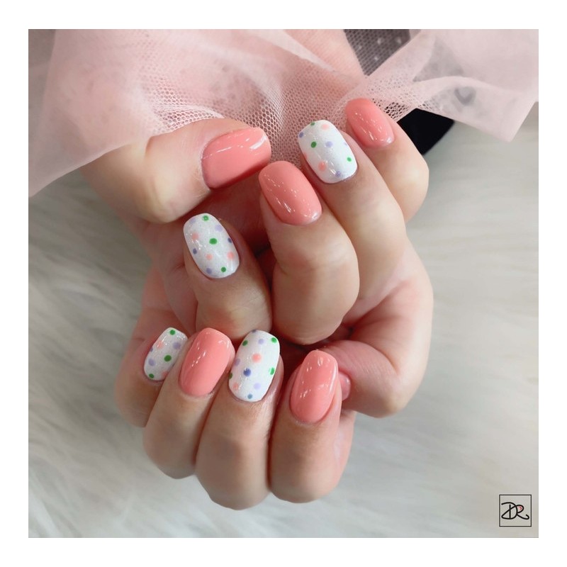 Next day delivery⭐Pastel dot nails⭐ / 다음날발송⭐파스텔 도트네일⭐