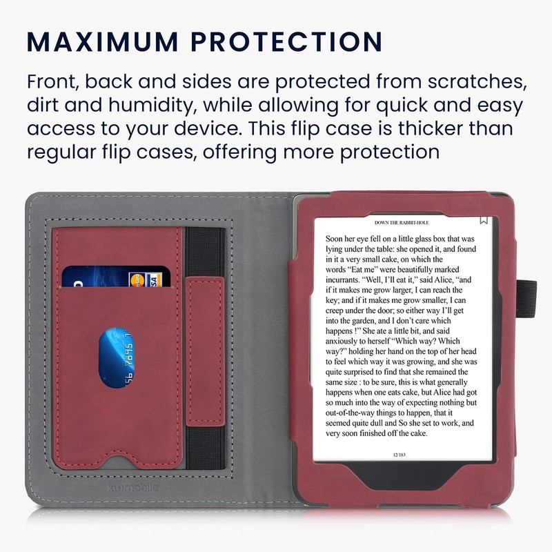 kwmobile Case Compatible with Kobo Clara HD Case - Cover