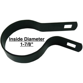 Jake Sales 1-7/8" Tension Band for Chain Link Fence - Use for 1-7/8" Outside Diameter Post/Pipe - Black Powder Coated Chain Link Tension Band - Qty 12