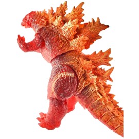 Generic Large Fire Beast Action Figure - 12.7" Long, 6.6" Tall, Soft Vinyl Toy
