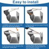 YOUDMEARUD 5" 12 Pack Gutter Hangers with Pre-Inserted Resistant Screw,