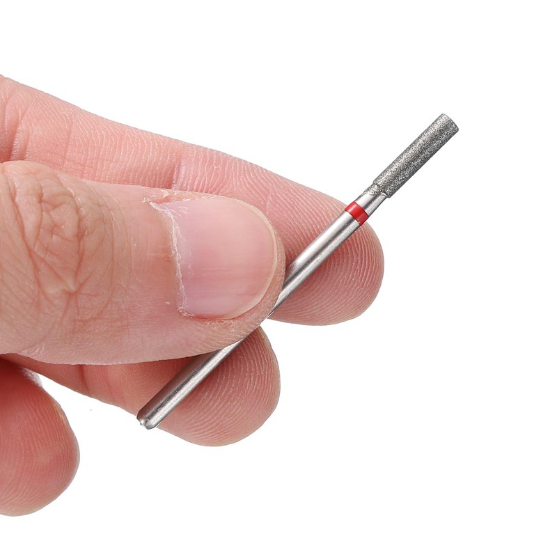 sourcing map 5pcs 200-230 Grits Diamond Grinding Bit 2.5mm Cylinder