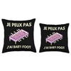 I Can Not Have Football Table Football Gift Throw Pillow