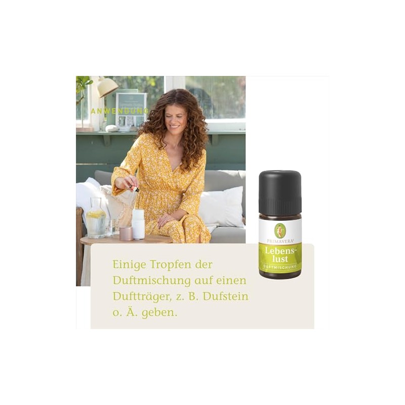 Primavera PRIMAVERA Lebenslust Duftmischung 5 ml - Grapefruit, Spearmint und
