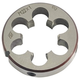 Aceteel M22 x 1 Metric Round Die, Machine Thread Die M22 X 1.0mm Right Hand