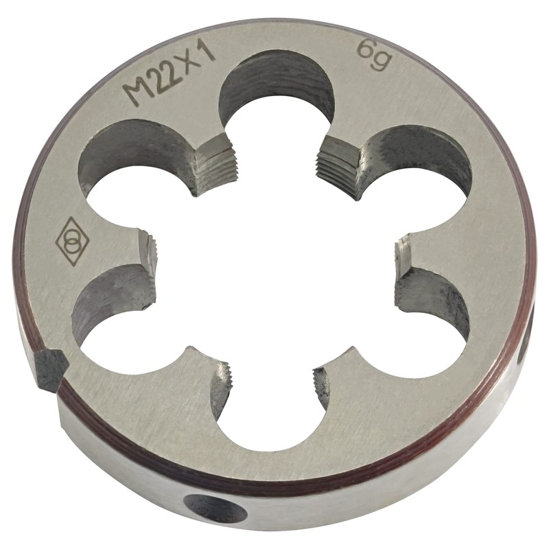 Aceteel M22 x 1 Metric Round Die, Machine Thread Die