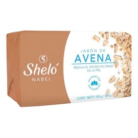 Jabón Avena Antiacné Sheló Nabel Pack 3 Piezas 100g Facial