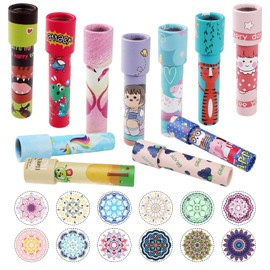 12Pcs Random Pattern Classic Kaleidoscope Toy, Kaleidoscope Bag Filler Toy, Educational Kaleidoscope Christmas Stocking Stuffers, Vintage School Classroom Prizes, Nostalgic Toy Gift for Kids Birthday