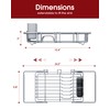 Sakugi Dish Drying Rack in Sink - Expandable Stainless Steel