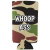 Coolie Junction Whoop Ass Funny Slim Can Coolie; Compatible with